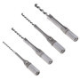 OTOTEC 4pcs Kit de Forets à Trou Carré pour Travail du Bois, Ensemble de Ciseaux à Mortaiser en Bois 6,4mm / 8mm / 9,5mm / 12,7m