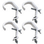 4pcs Pince Crochets Scène Lumière Pince Crochets Métal Treillis C-Clamp Montage Scène Lumière Accessoires Remplacement pour Proj
