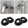 EMSea Lot de 4 écrous arrière de robinet d'évier 1,27 cm BSP en plastique pour robinets de lavabo de salle de bain, mélangeurs, 
