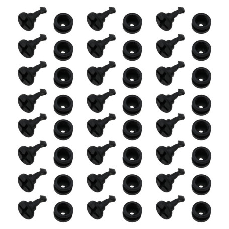 EMSea 30 Jeux de Boulons de Fixation de Garniture de Capot Moteur N90801101 Clip de Fixation Garniture de Passage de Roue de Cap