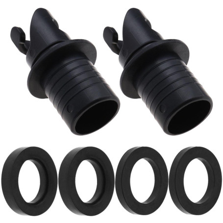 VGOL 2 Set Connecteur de Valve d'air de Kayak Connecteur de Tuyau Pompe de Kayak Adaptateur de Valve d'air Remplacement pour Bat