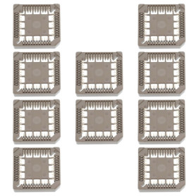 VGOL Lot de 10 Supports PLCC SMT 72-7615 44 Voies Pas de 2,54 Mm Montage en Surface pour Circuits Imprimés Et électroniques