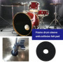 eMagTech 16 Pièces Coussinet de Cymbale en Feutre pour Tambour de Jazz 35x15mm Manchon de Tambour Accessoire pour La Plupart des