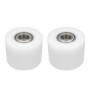 ECSiNG Lot de 2 Rouleaux de Transpalette 80 X 60 en Polyamide Et Nylon Compatibles avec Les Roues de Transpalette avec Roulement