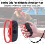 Mcbazel Poignée de boxe avec dragonnes pour NS Switch/Switch OLED Joy-Con Fitness Boxing Game Bleu Rouge