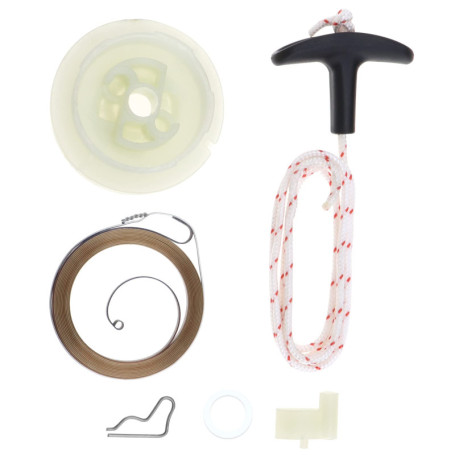 ECSiNG Lot de 7 poulie de démarrage kit ressort 1123 195 0400/0000 958 0923 compatible avec moteur Stihl FC55 FS38 FS45 FS55 HL4