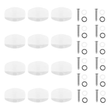 LT Easiyl 12pcs Boutons d'accordeur Tête de Machine de Guitare Bouton d'accordeur Cordes de Guitare Classique Clé de Cheville Ré