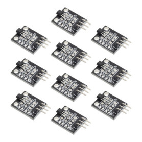 LT Easiyl 10pcs Module de Capteur Magnétique à Effet Hall KY-035 3,3V-5V Module Analogique de Signal de Tension Numérique Compat