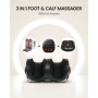 RENPHO Masseur de Pieds Shiatsu, Masseur de Jambes Avec Télécommand, Masseur de Mollets, Chambre Pour Pieds 19,5 cm in Large, Pe