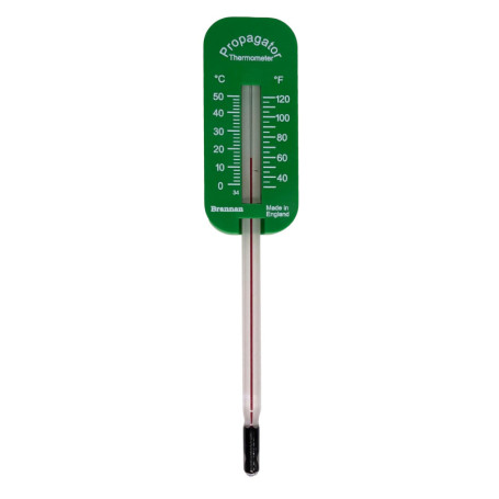 Brannan Sonde thermomètre de sol de jardin – Accessoires de serre idéaux pour mesurer la température du sol pour planter et seme