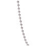 Bulk Hardware BH02250 Chaîne d'évier à billes avec crochet S Chromée, 300 mm