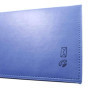 Esposti Grand carnet d'adresses A5 – Couverture rembourrée en cuir PU – Bleu