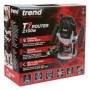 Trend Défonceuse plongeante 12 mm à vitesse variable, 2100W, 230V EU, profondeur de plongée 50 mm, défonceuse pour usages multip