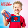 Marvel Portefeuille Spiderman pour garçons et filles avec porte-cartes à trois volets, fente pour carte d'identité avec fermetur