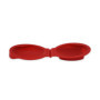 Fackelmann 682231 Cale huîtres en Silicone, cale huître Rouge, Support pour Couper Les huîtres, cale pour Ouvrir Une huître, Sil