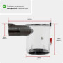 Spares2go Bac à Poussière sans Fil pour Dyson Aspirateur DC59 V6 SV03 Animal (bac à Poussière Complet)