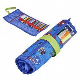 Trousse Scolaire avec Accessoires The Avengers Bleu (22 pcs) 21,99 €