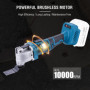 KATSU FIT-BAT 21V Outil Multifonction Oscillant sans Fil Brushless Moteur sans Balais avec 6 Vitesses, Système de Changement Rap
