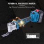 KATSU FIT-BAT 21V Outil Multifonction Oscillant sans Fil Brushless Moteur sans Balais avec 3,0 Ah Batterie et Chargeur, 6 Vitess