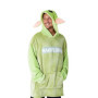 Disney The Mandalorian Sweats à Capuche Homme Baby Yoda, Pull Plaid Oversize en Polaire (Vert)