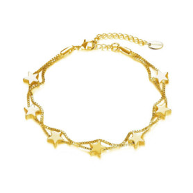 Philip Jones Bracelet Etoile Plaqué Or