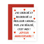 Central 23 Carte d'anniversaire drole pour homme et femme – 'PUIS J'AI RÉALISÉ, C'EST MOI' – Cartes d'anniversaire pour mari – C