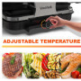 Raclette 8 Personen Raclette Grill Tischgrill Elektrisch 8 Pfännchen 8 Raclette Holzspatel Korean BBQ Grill Elektrogrill Antihaf