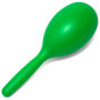 Tiger Maracas de plastique - vert