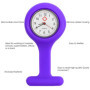 TRIXES Montre à Gousset d'infirmière Quartz en Silicone avec Broche Violet