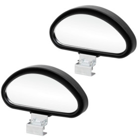 TRIXES 2 X Miroirs d'Angles Morts Grand Angle Réglables pour Voiture Camionnette Remorquage