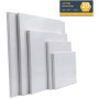 Artme Panneaux en toile/Panneaux 20pk - 15x20,20x20,30x30,24x30,30x40cm Tailles assorties / 280GSM / 100% Coton/Blank/Triple app