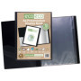 eco-eco Eco042x2 Lot de 2 porte-vues 10 pochettes en plastique Noir Format A4 50% recyclé