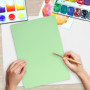 Lot de 50 feuilles de papier cartonné A4 vert menthe 160 g/m² pour imprimante photocopieuse