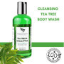 Tea Tree Eucalyptus Gel Douche pour Homme - Soin du Corps aux Huiles Essentielles Naturel Made In U.K Soin de la peau Arbre a Th