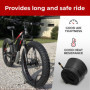 Fincci Velo Chambre a Air 26 x 4.0 Pouces Fat Bike - VTT Chambres à Air 100-559 avec Valve Schrader 48mm pour Montagne & Hybrid 