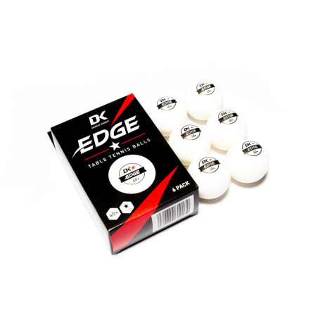 Darius Knight DK Edge Lot de 6 balles de tennis de table 40+ 1 étoile