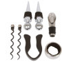 Tire Bouchon 9 Pcs Kit Accessoire Vin Ouvre Bouteille de Vin en Coffret Cadeau avec Tire Bouchon,Coupe-Capsule,Bouchon Bouteille