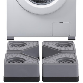 Belle Vous Lot de 4 Patins Anti Vibration Machine A Laver - Patin Machine à Laver & Sèche-Linge Anti-Dérapant, Anti-Bruit & Anti