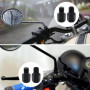 4 Pièces Adaptateur Vis Rétroviseur Moto, Adaptateur de Miroir de Moto Scooter, M10 Filetage Droit Vers M10 Filetage à Gauche/Fi