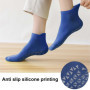 2 Paires Chaussettes Antidérapantes Chaussettes de Yoga Pilates Femme et Homme, Chaussette de Sport Coton pour Barre Ballet Fitn