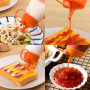 3 PCS Bouteille à Sauce Plastique, 300 ml Bouteille à Condiments avec Capuchon, Condiments Squeeze Bouteilles, Presser Les Boute
