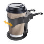 Porte-Gobelet de Voiture, Support de Tasse de Voiture, avec 3 Pares Clips de Sortie d’air, Convient au Diamètre ＜8.5 cm, pour Au