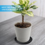 Vesaneae 6 Pièce Soucoupe Plante Plastique, 15cm Soucoupe Ronde en Plastique pour Pot de Fleur, Soucoupe pour Pot de Fleur, Plat