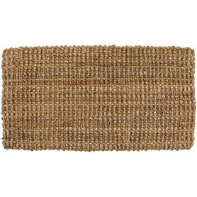 4All Paillasson en fibre de coco noué à la main antidérapant pour entrée extérieure/intérieure/garage ou jardin (40 x 70 cm)