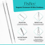 Professionnel Tire Comedon Point Noir Extracteur de points noirs Comédons Perce Bouton Blackhead Remover Set, 5 pcs acier inoxyd
