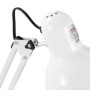 KATSU Lampe de bureau articulée LED lampe de table de chevet à bras articulé réglable, douille E27, pour bureau lecture travaux 