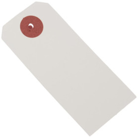 Artemio 11006410 50 étiquettes Blanches avec Fil métallique, Blanc