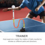 Nikou Entraîneur De Tennis De Table, PVC réglable Table Tennis Sucker Training Ping Pong Balls Trainer