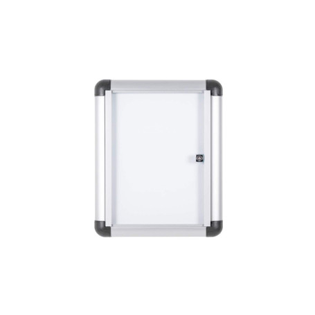 Bi-Office Vitrine d'Affichage Interieur Enclore Extra, Tableau Blanc Magnétique Verrouillable, Taille: 306 x 376 mm - 1xA4