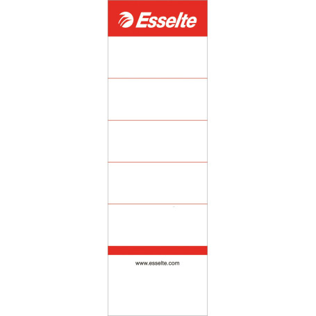 Esselte Étiquette pour dos de classeur à levier Blanc 75 mm Lot de 100 (Import Royaume Uni)